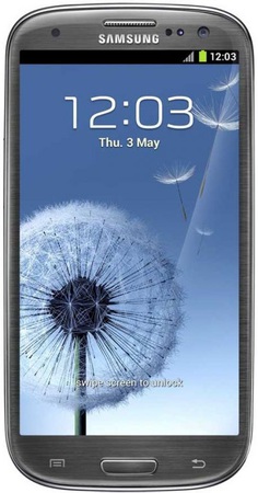Смартфон Samsung Galaxy S3 GT-I9300 16Gb Titanium grey - Ефремов